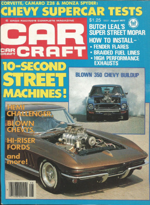 CAR CRAFT 1977 AUG - 10-SEC. STREET MACHINES, WARREN